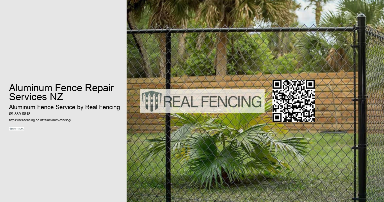 Aluminum Fence Repair Services NZ