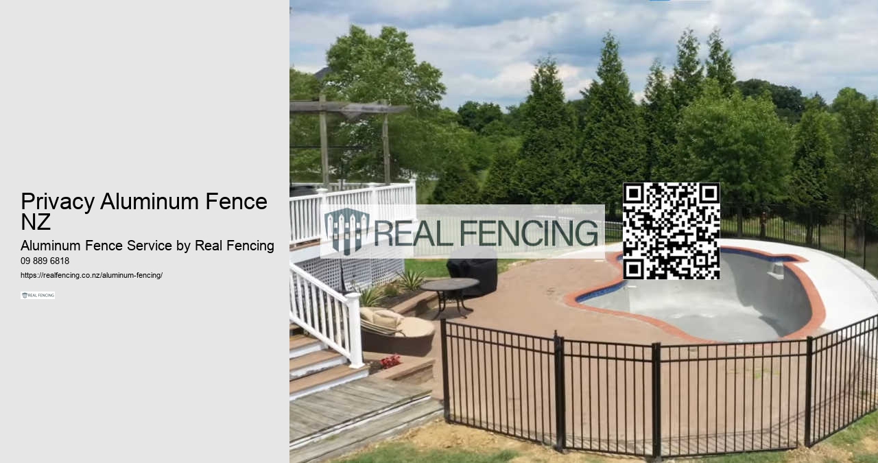 Privacy Aluminum Fence NZ