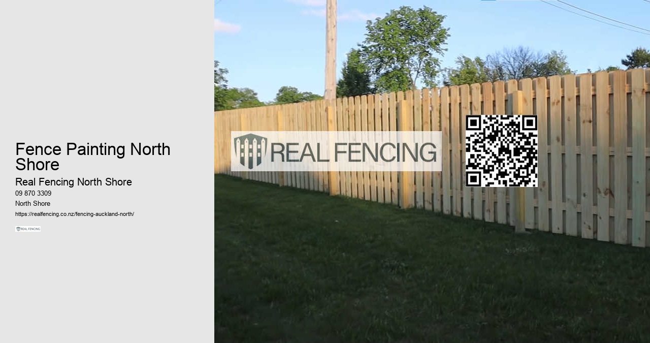 Fence Painting North Shore