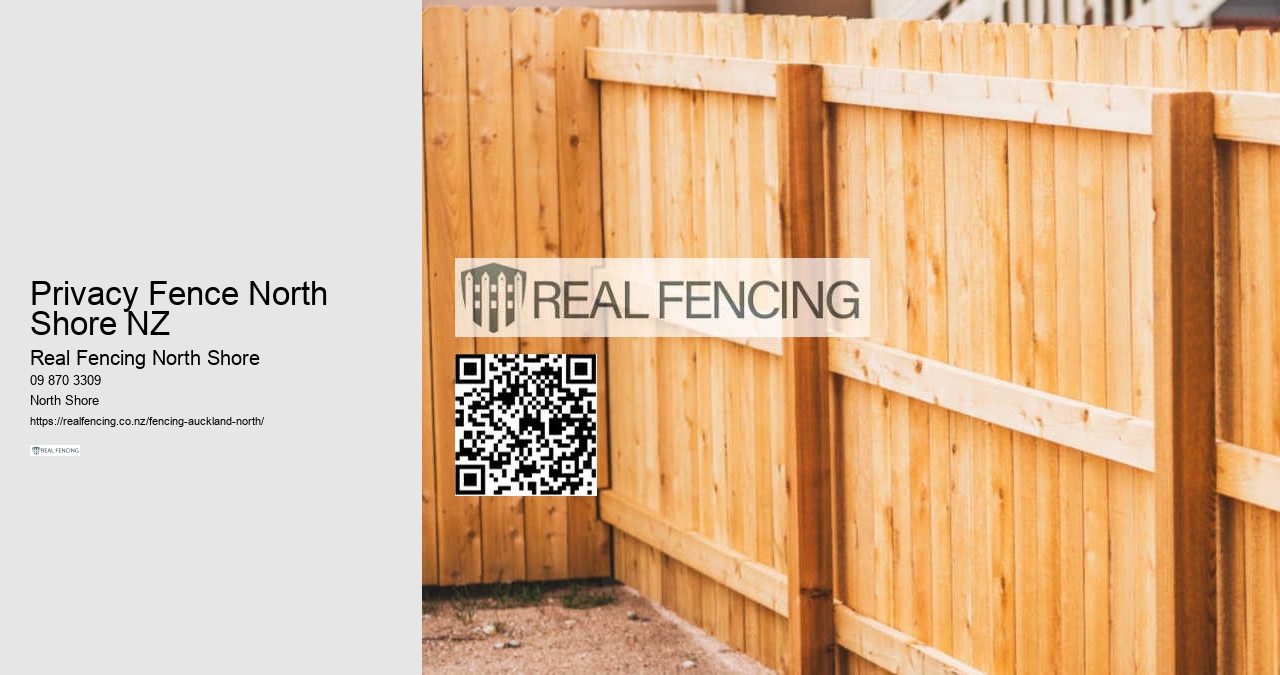 Cedar Privacy Fencing North Shore