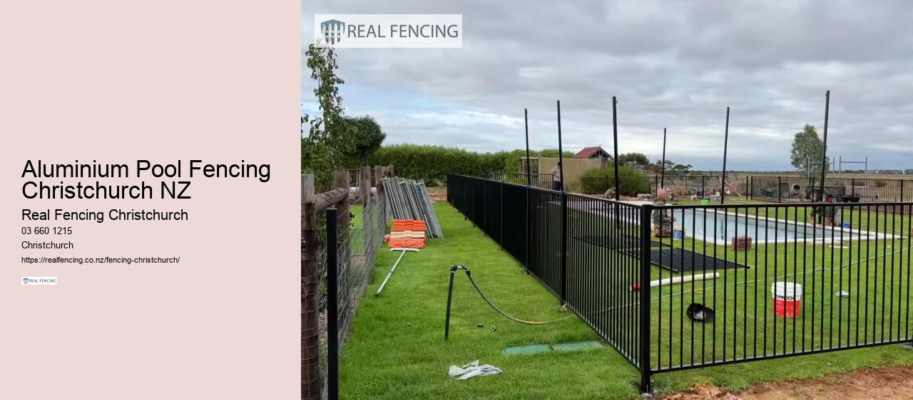 metal fencing christchurch