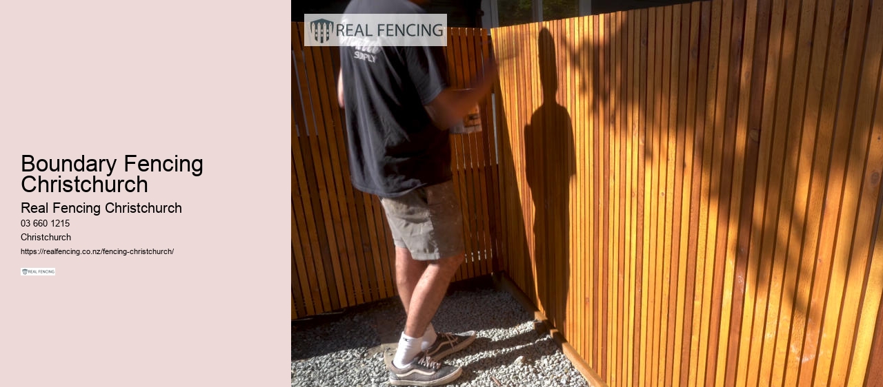 residential fencing christchurch