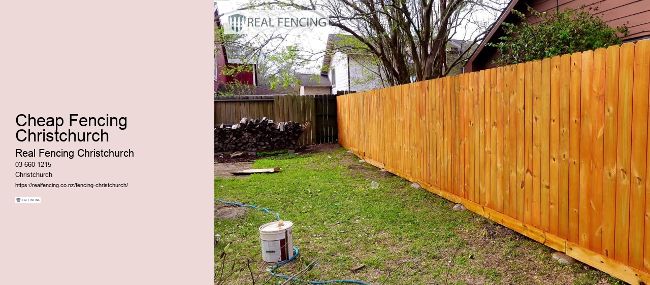 Cheap Fencing Christchurch