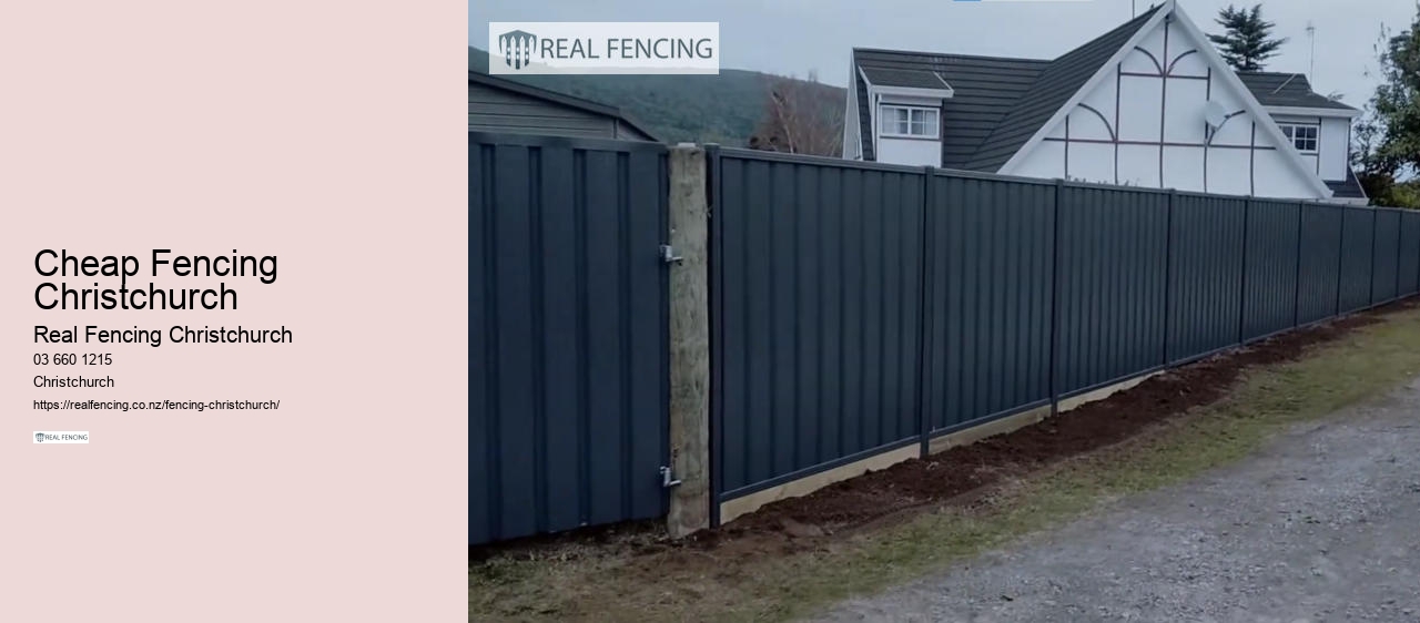 fencing chch