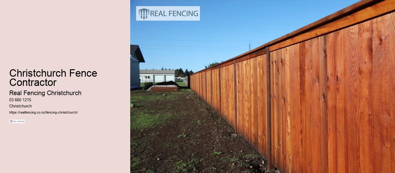 Christchurch Fence Contractor