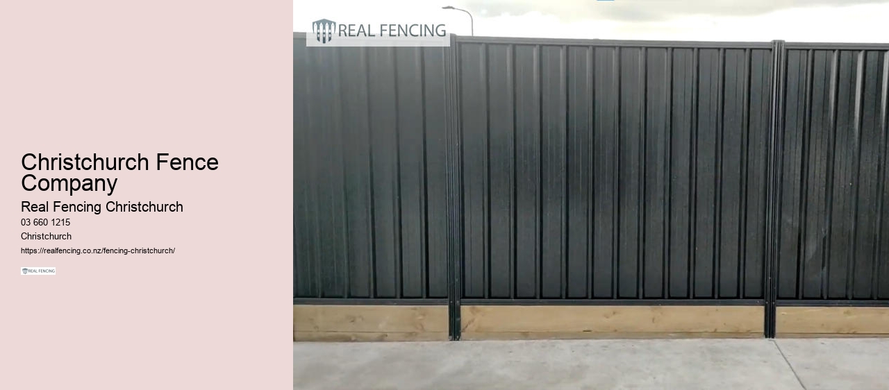 Christchurch Fence Company