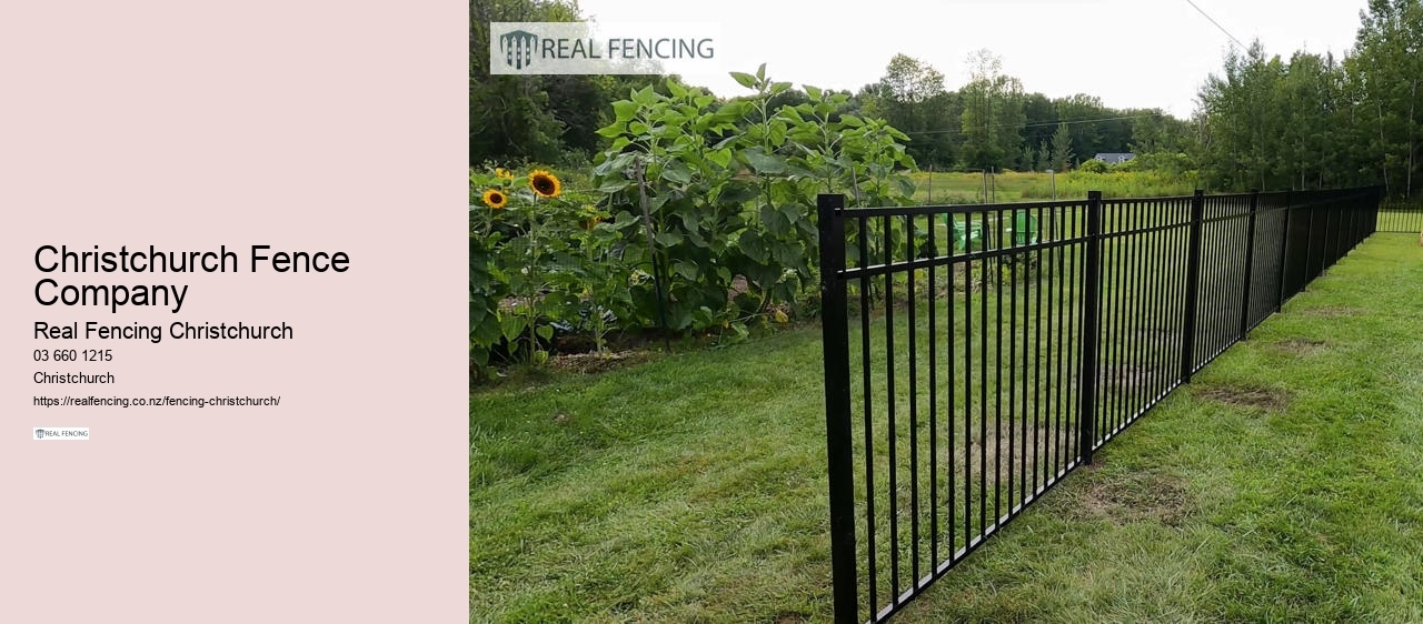 fencing contractors christchurch nz