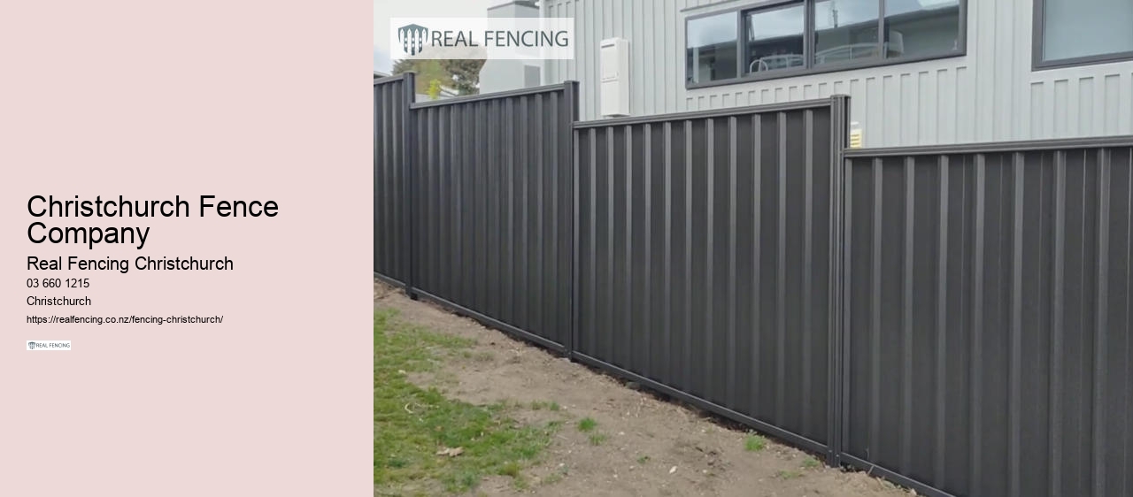 metal fencing chch