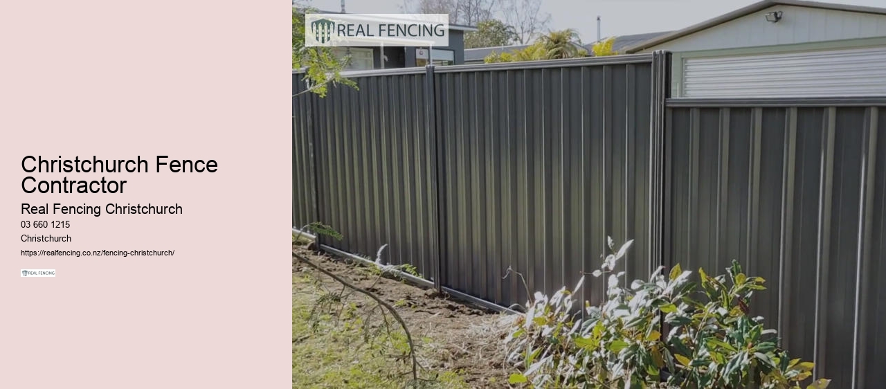 christchurch timber fencing