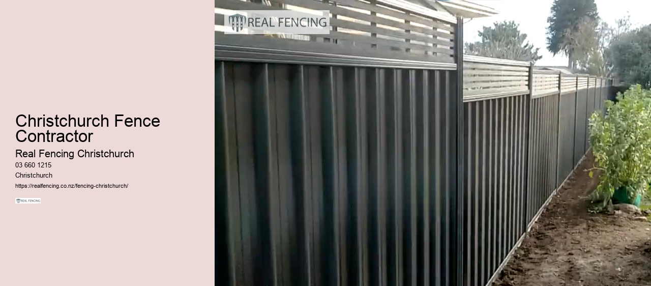 fence installers christchurch