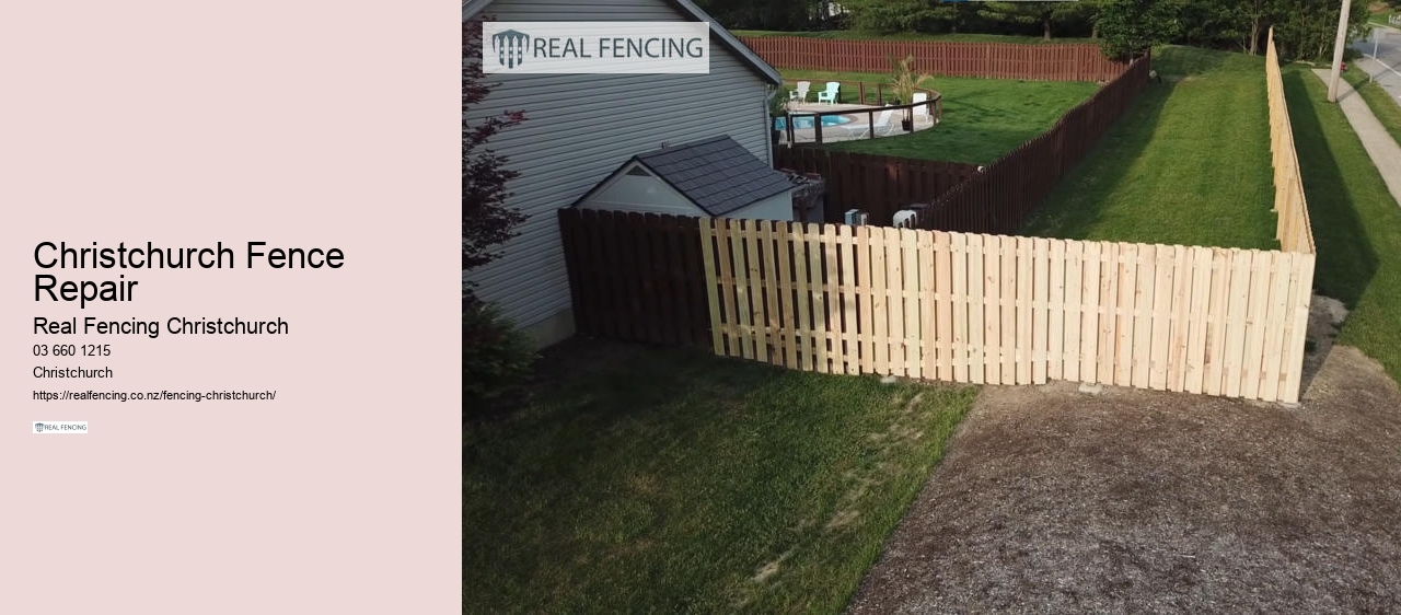 pvc fence christchurch