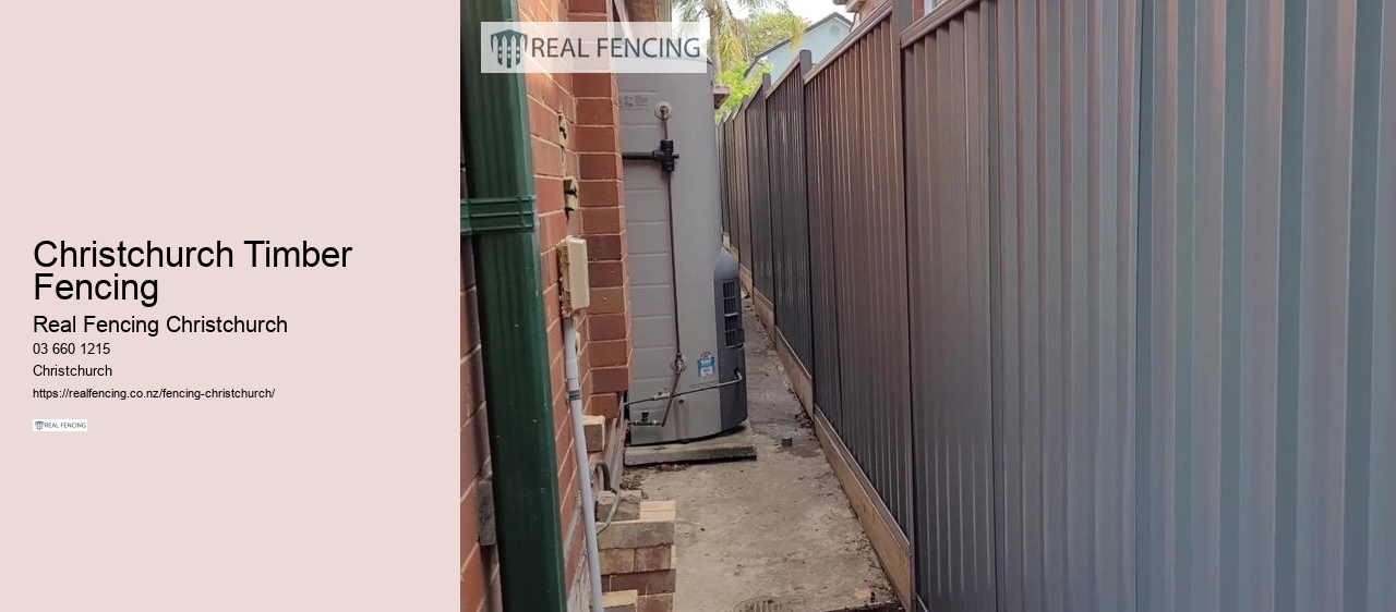 Christchurch Timber Fencing