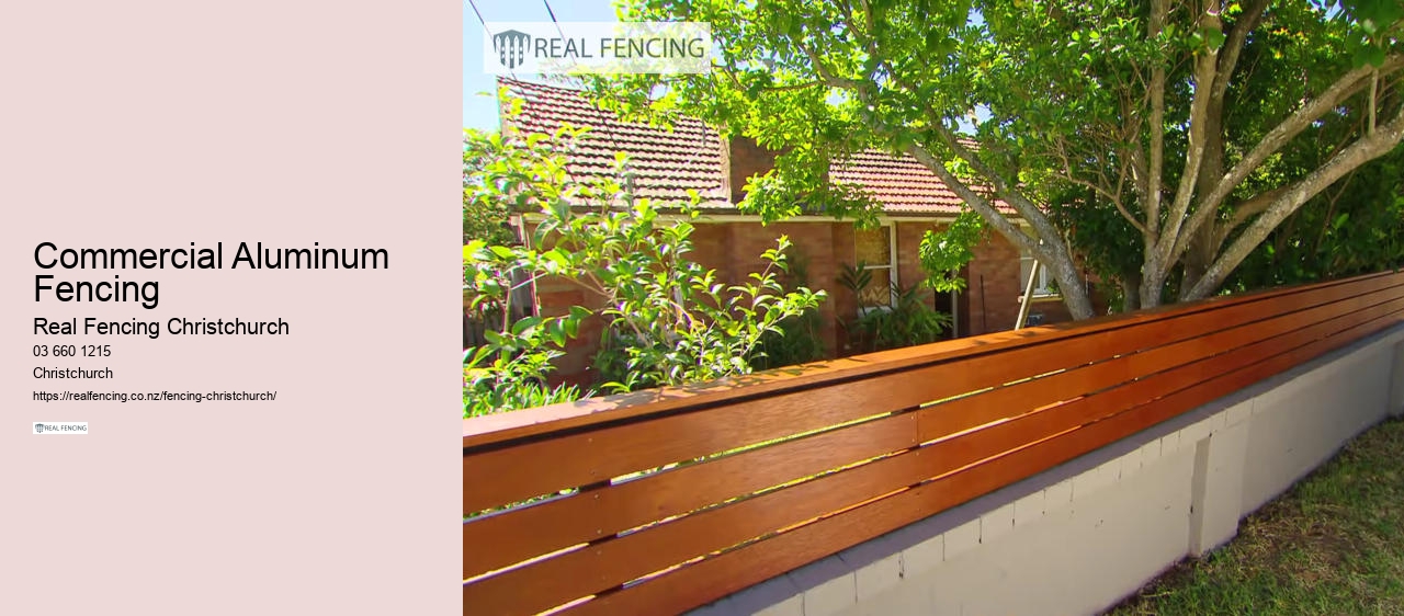 commercial aluminum fencing