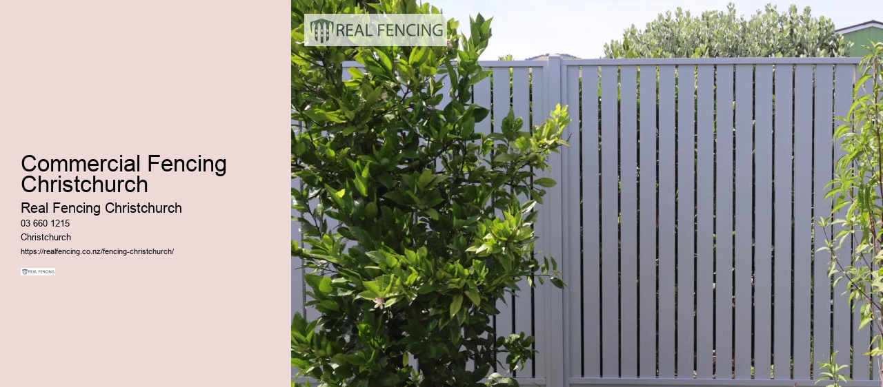 fencing contractors chch