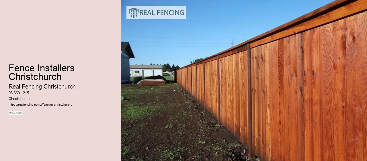 Fence Installers Christchurch