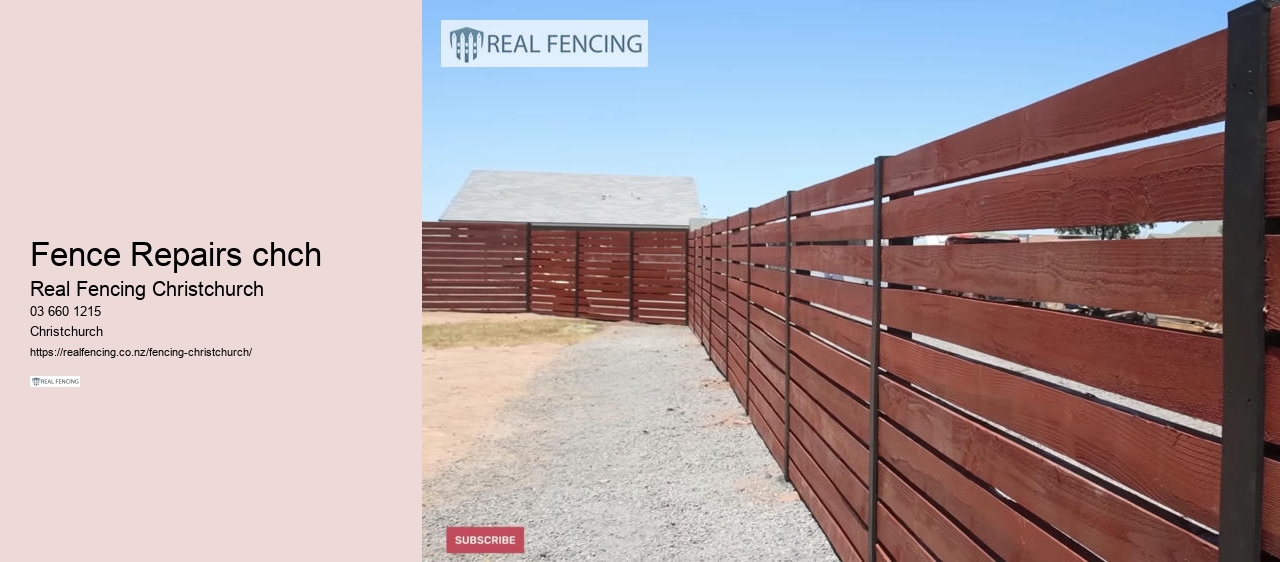 metal fencing christchurch