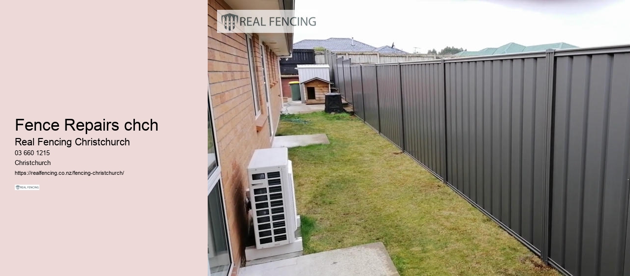 Fence Repairs chch