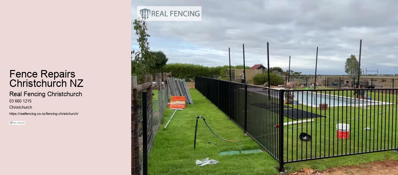 fence in christchurch nz