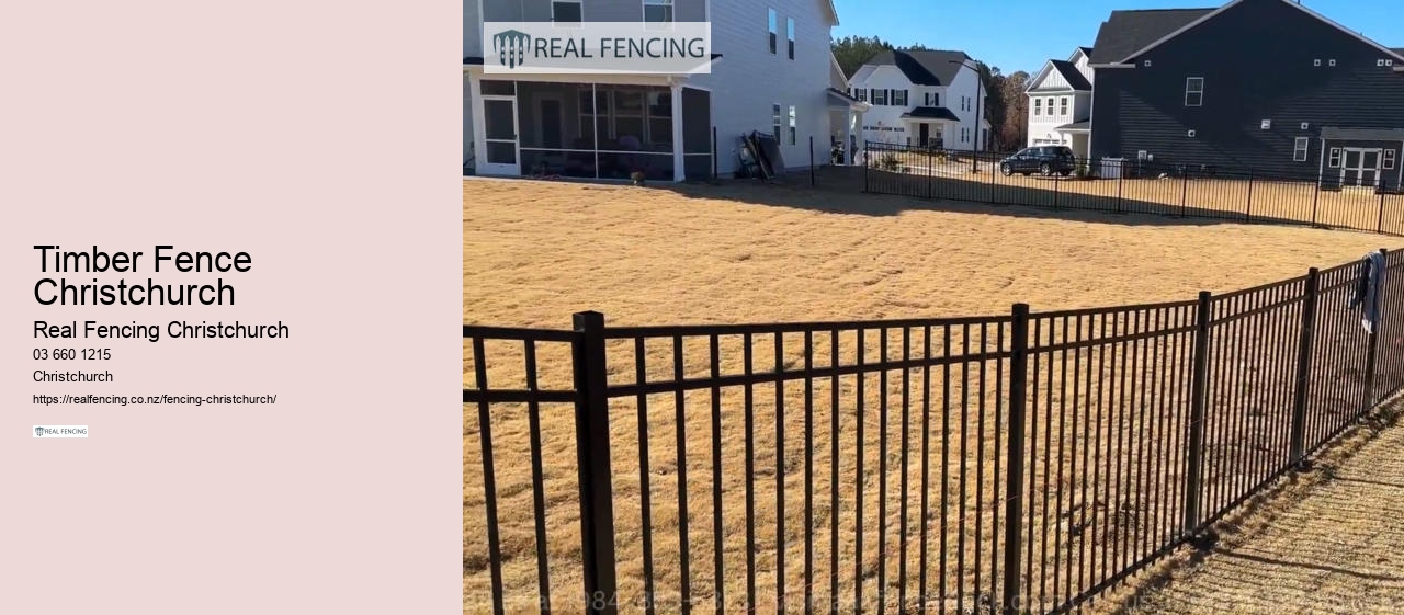 Timber Fence Christchurch