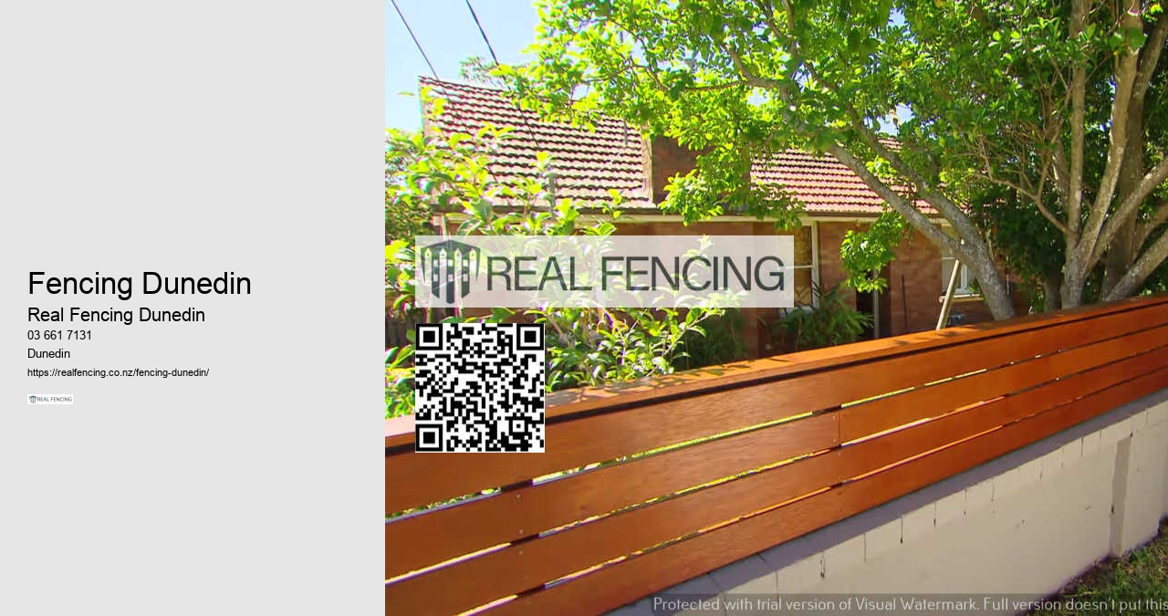 Vinyl Fence Dunedin