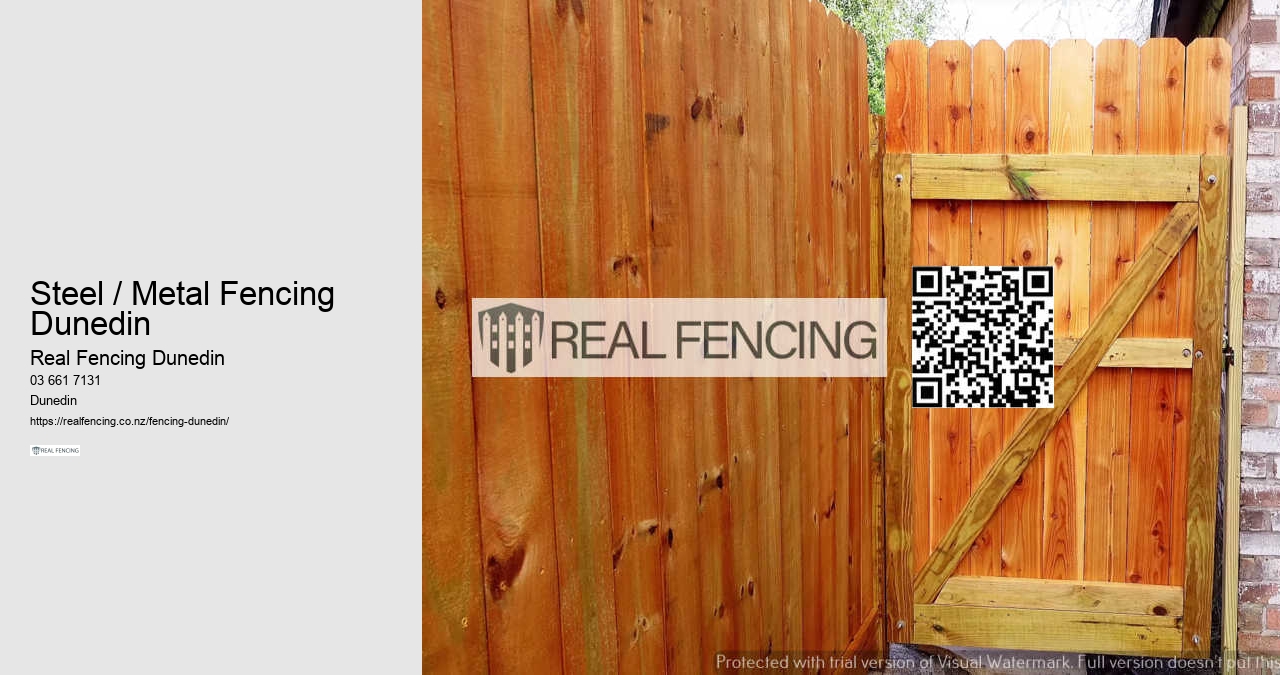 Steel / Metal Fencing Dunedin