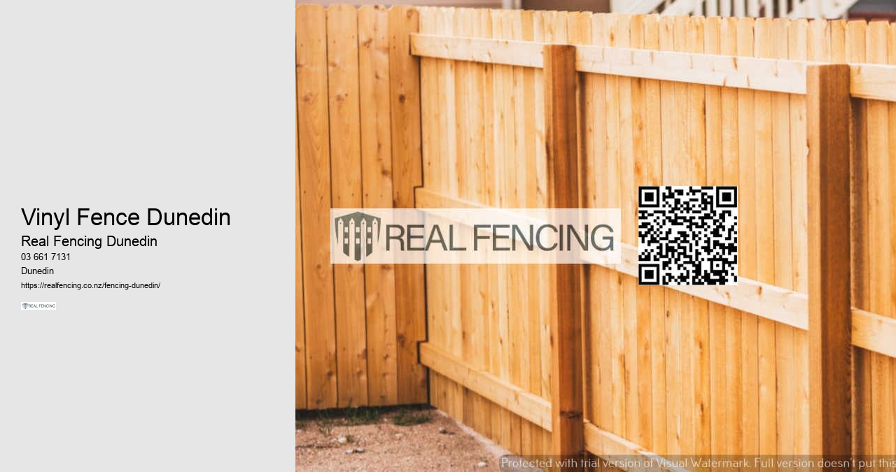 Vinyl Fence Dunedin