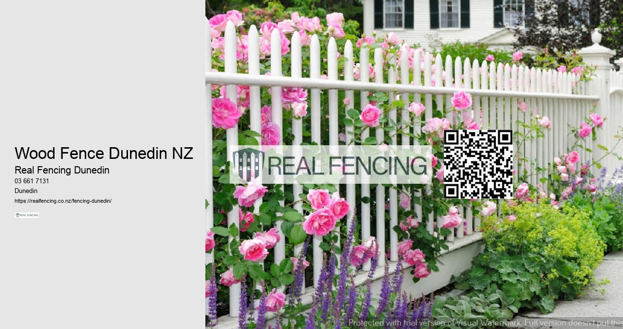Wood Fence Dunedin NZ