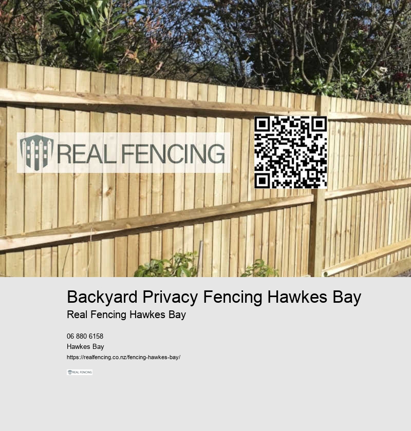 Backyard Privacy Fencing Hawkes Bay