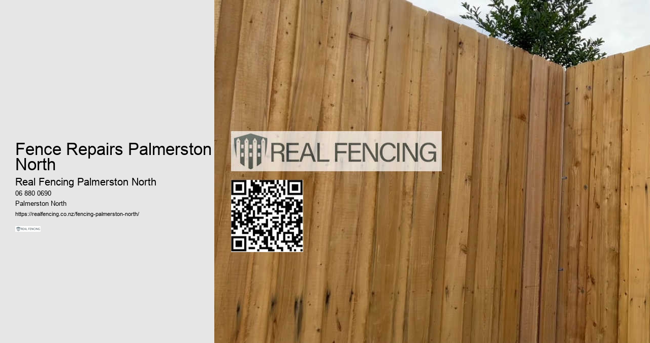 Timber Fencing Palmerston North