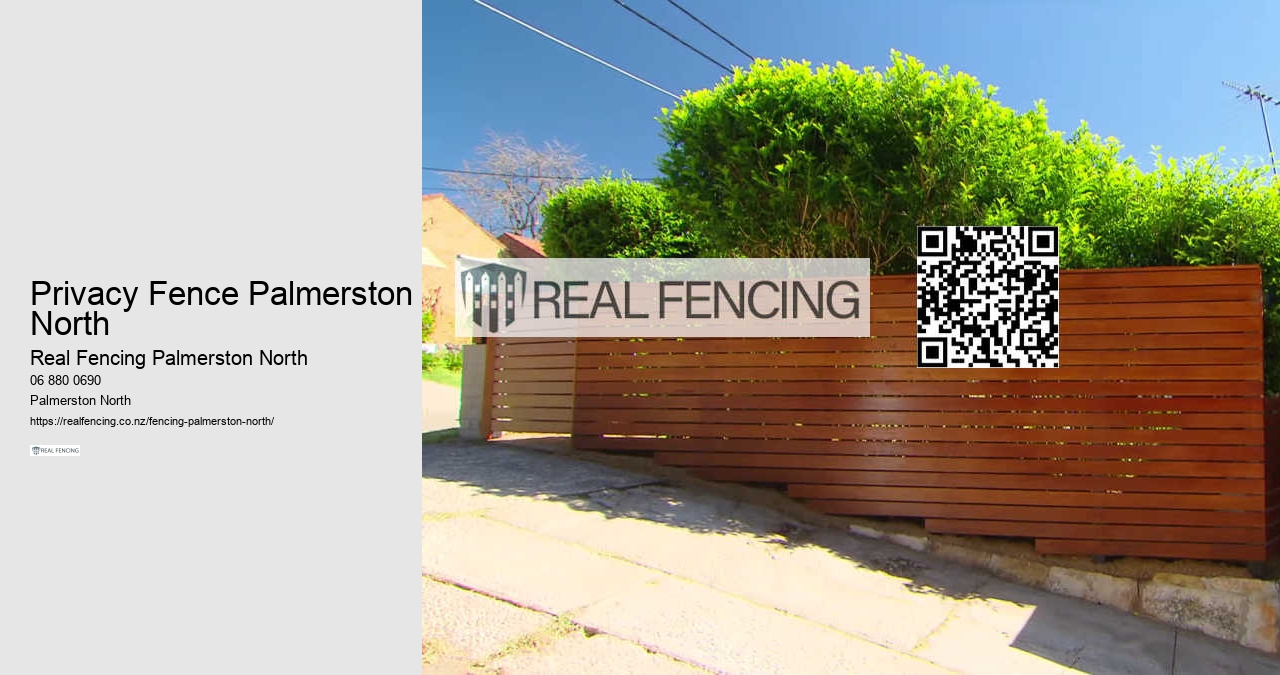 Privacy Fence Palmerston North