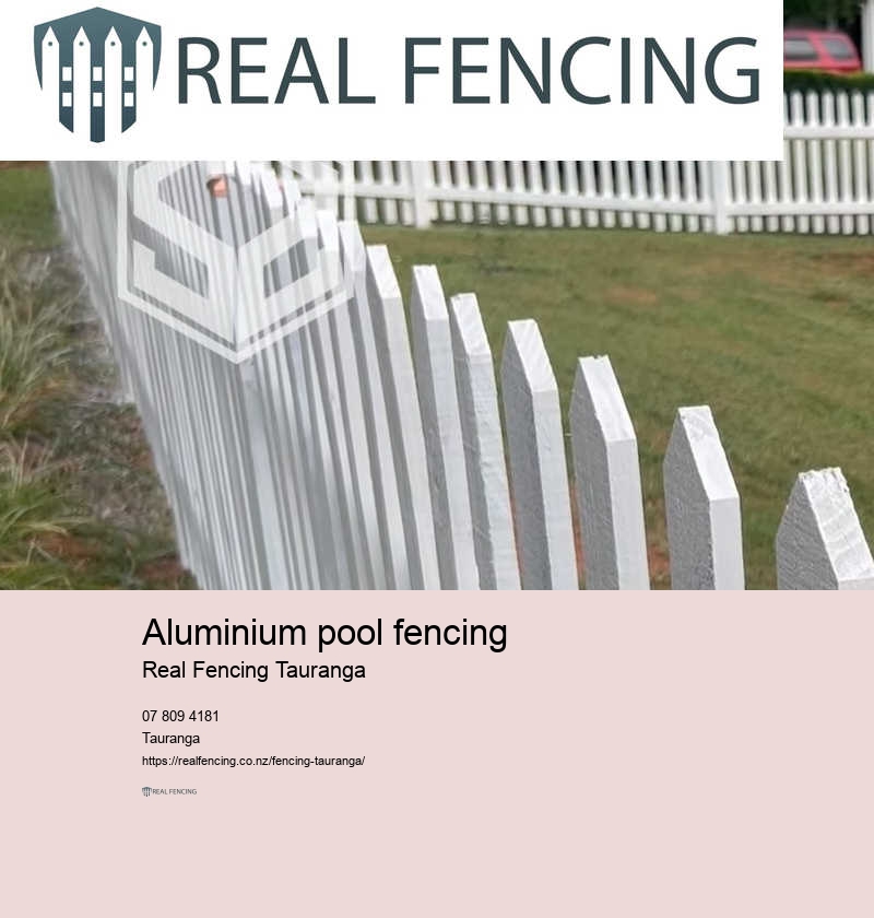 Aluminium pool fencing Tauranga