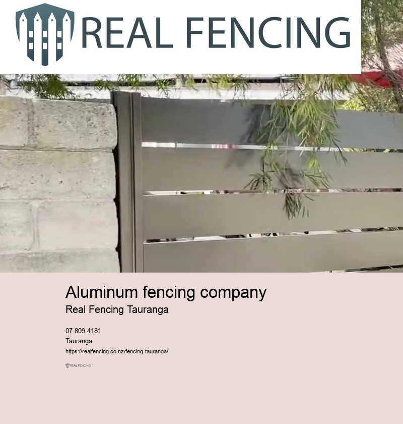 Aluminum fencing company