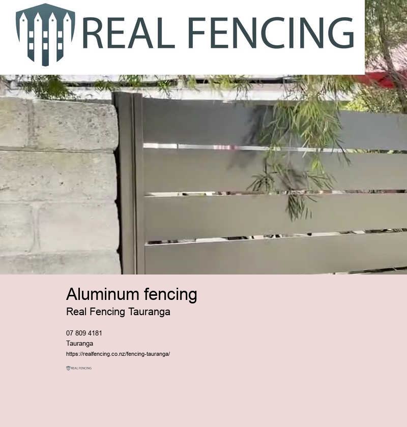 Aluminum fencing