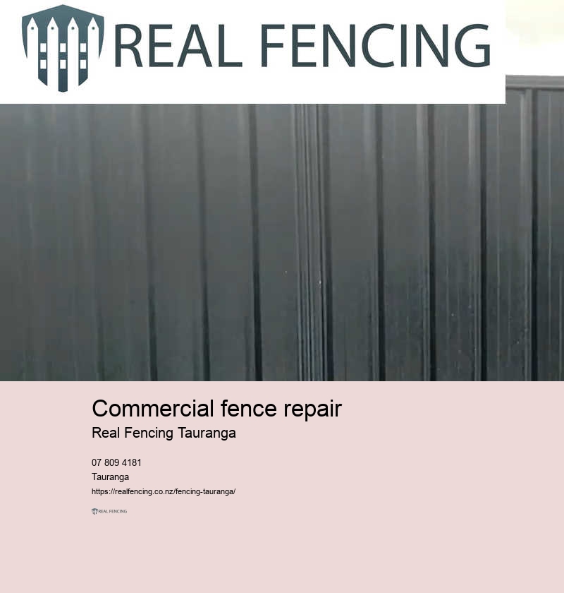 Tauranga metal fencing