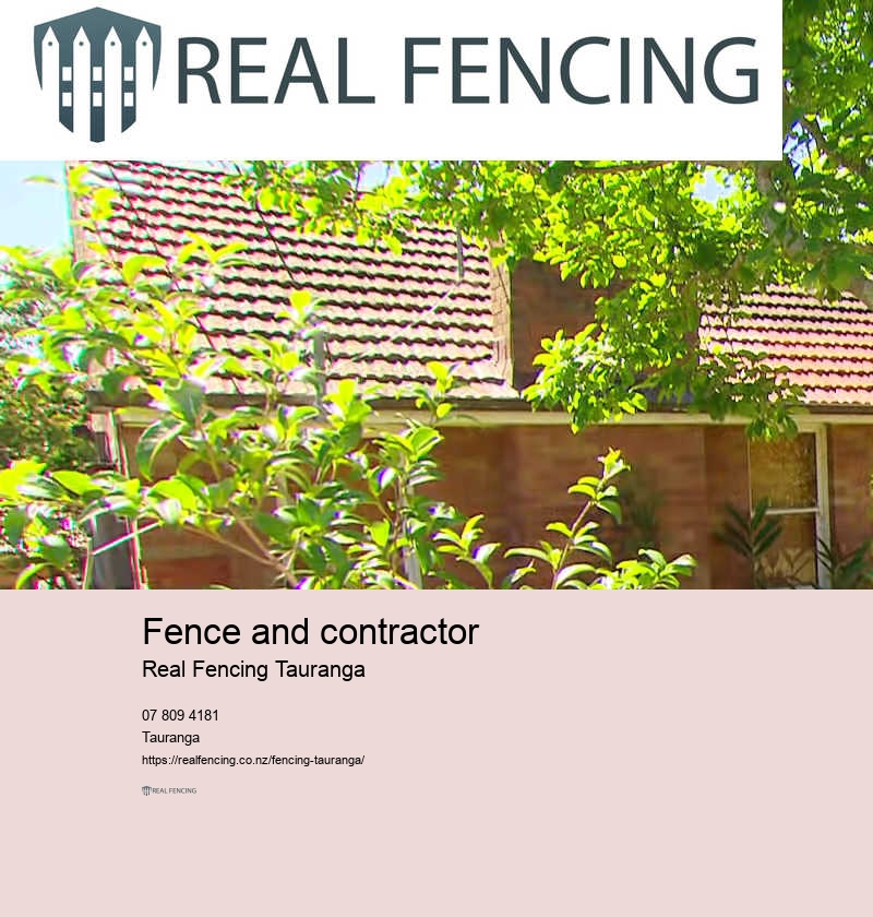 Tauranga fence contractor