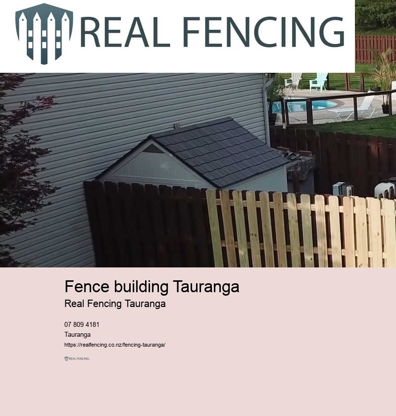 Tauranga standards for timber fencing