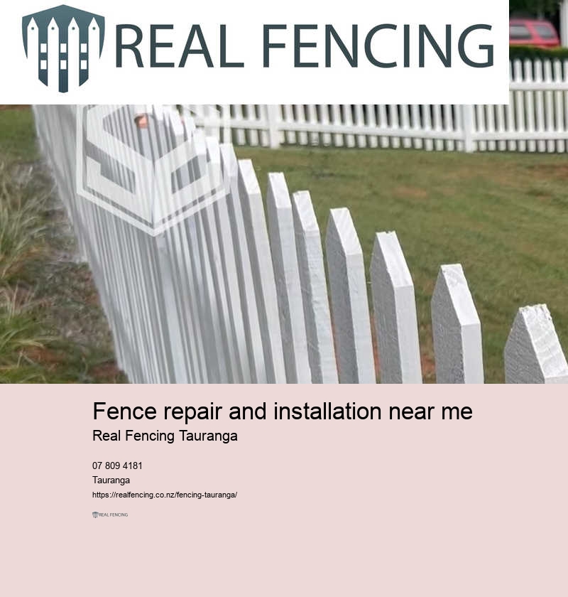 Commercial fence repair