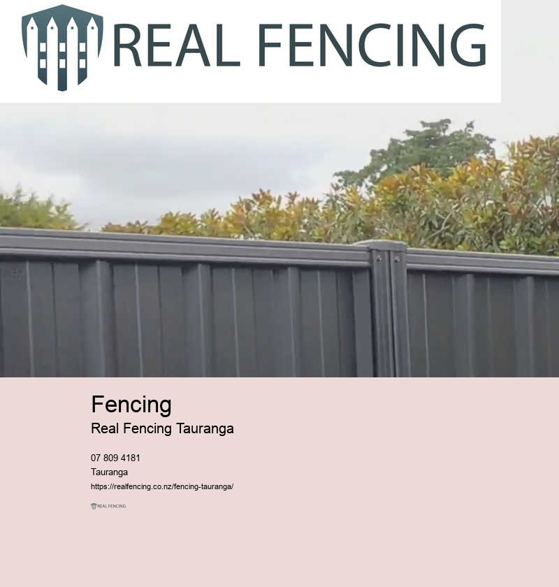 Tauranga metal fencing