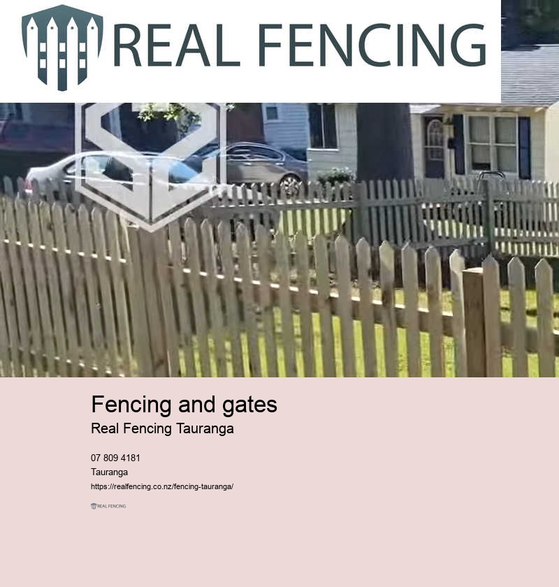 Fencing contractor Tauranga