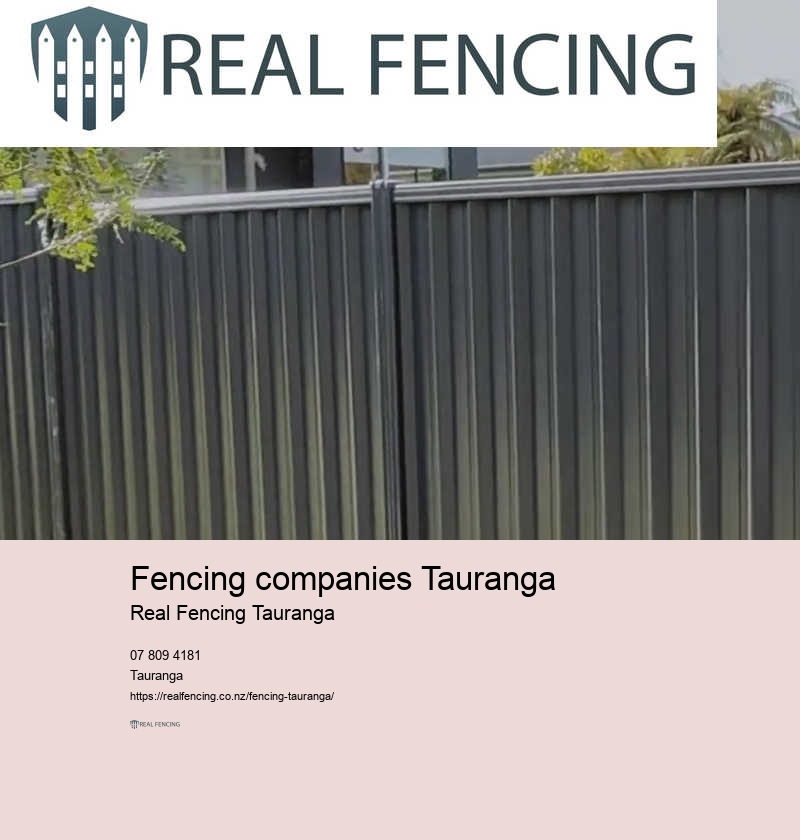 Tauranga fencing