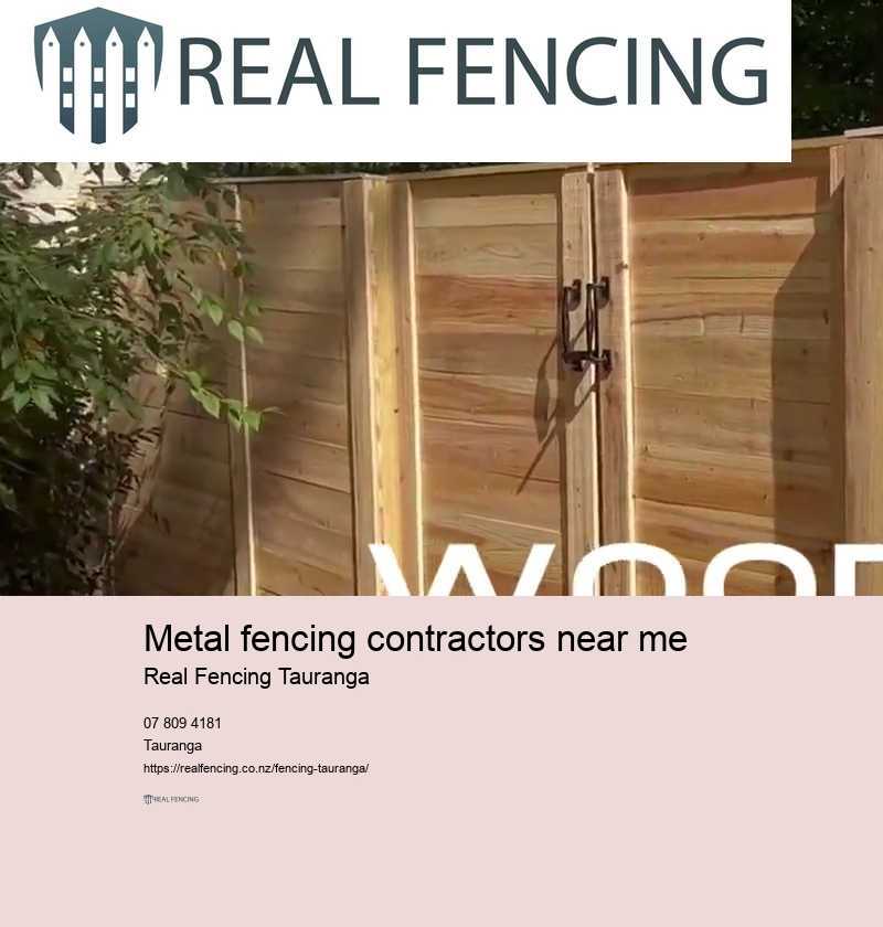 Metal fencing contractors near me