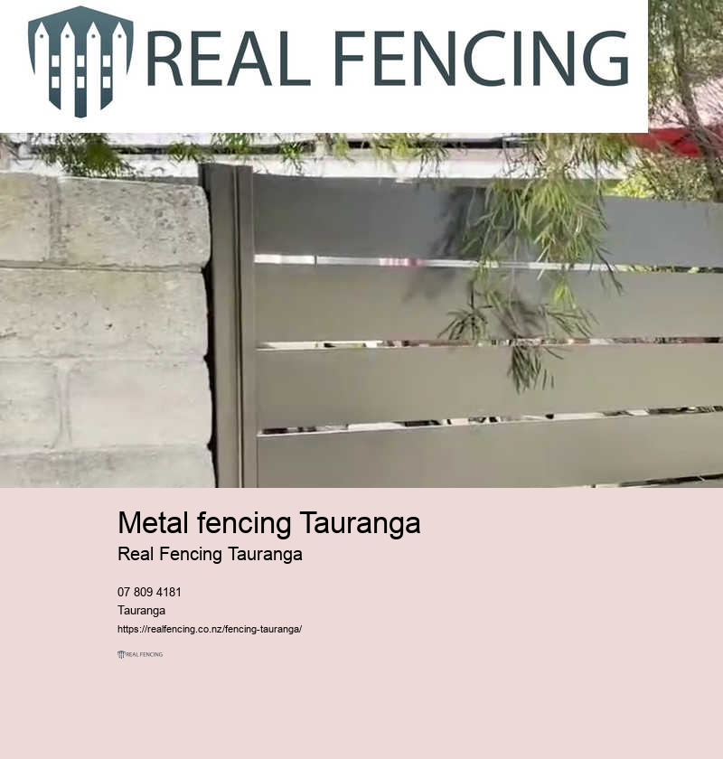 Metal fencing Tauranga