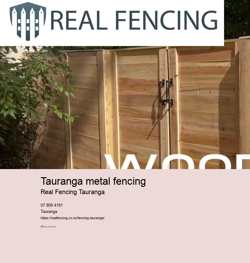 Tauranga metal fencing