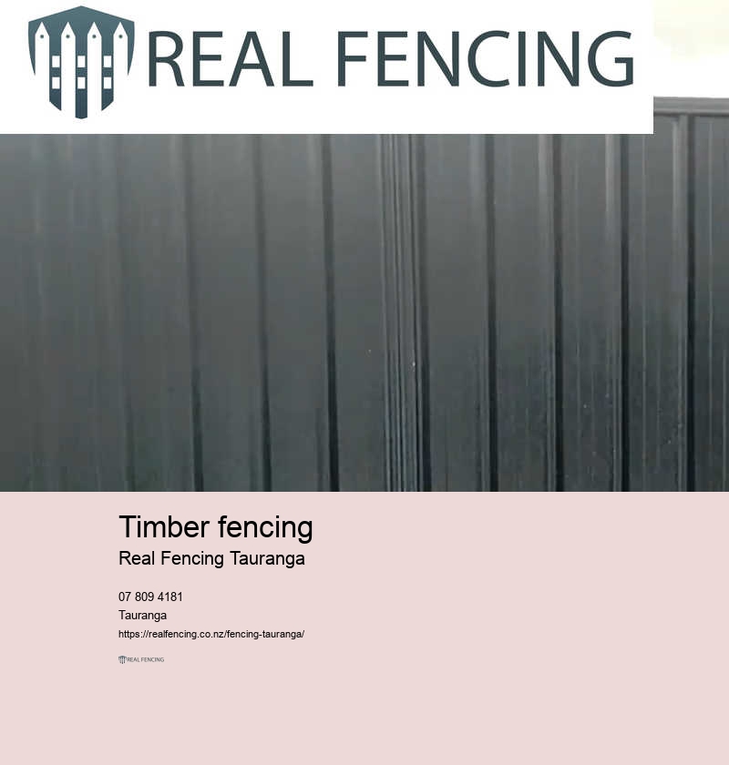 Tauranga fences