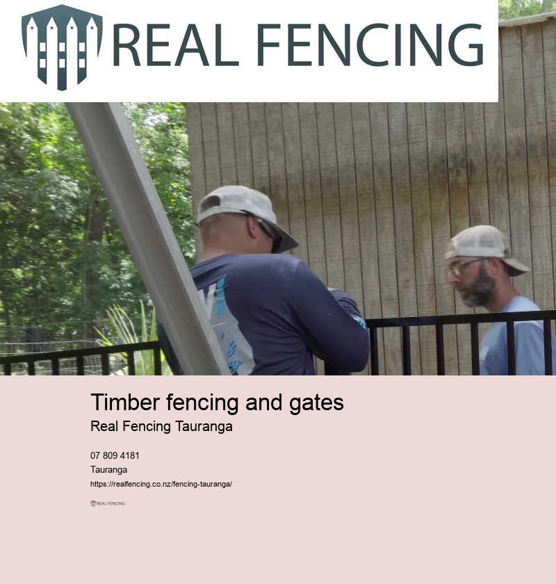 PVC fencing