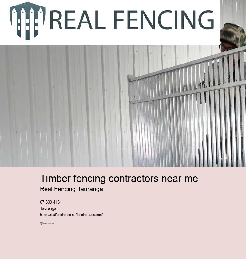 Timber fencing contractors near me