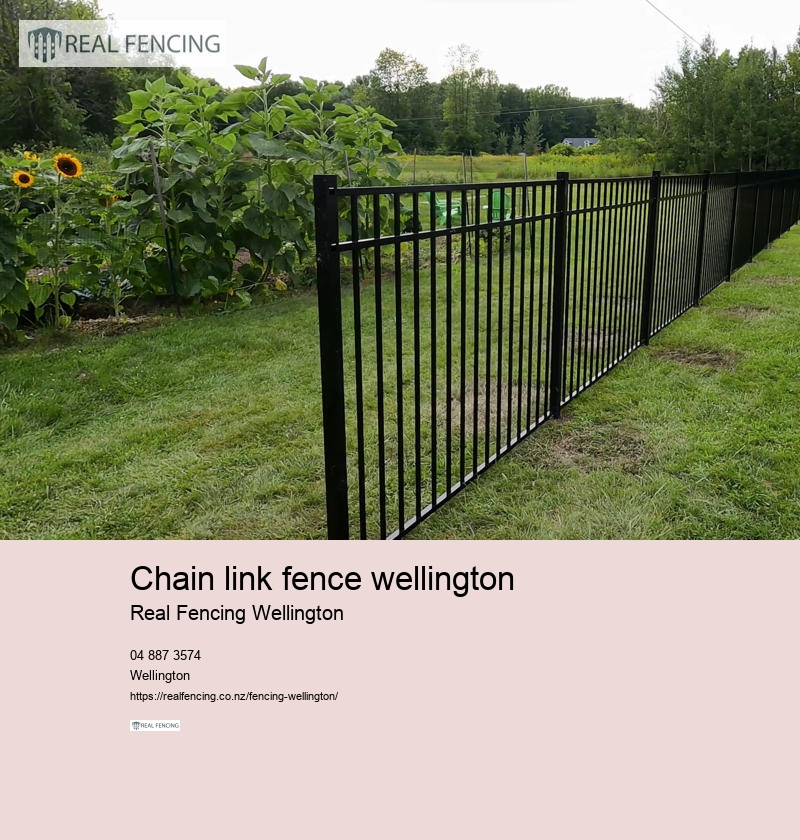 chain link fence wellington