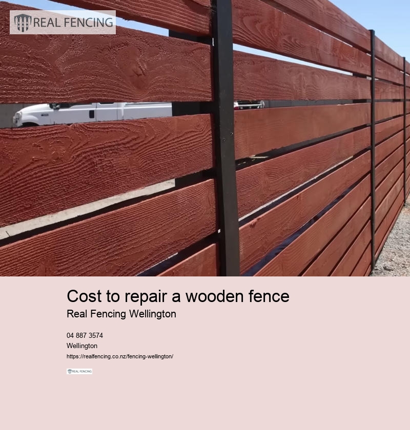 cost to repair a wooden fence