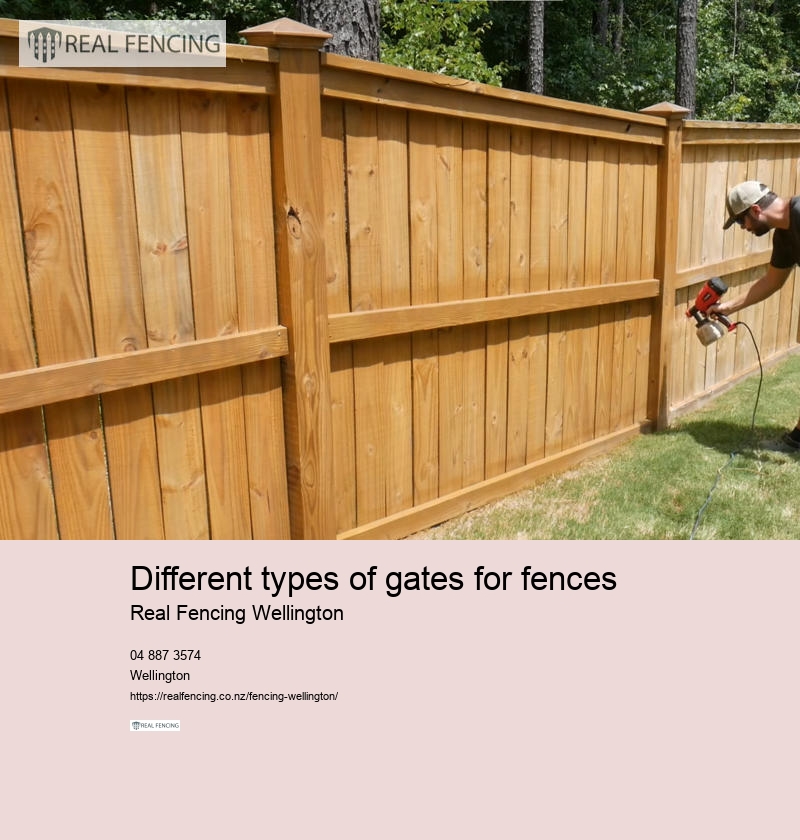 different types of gates for fences