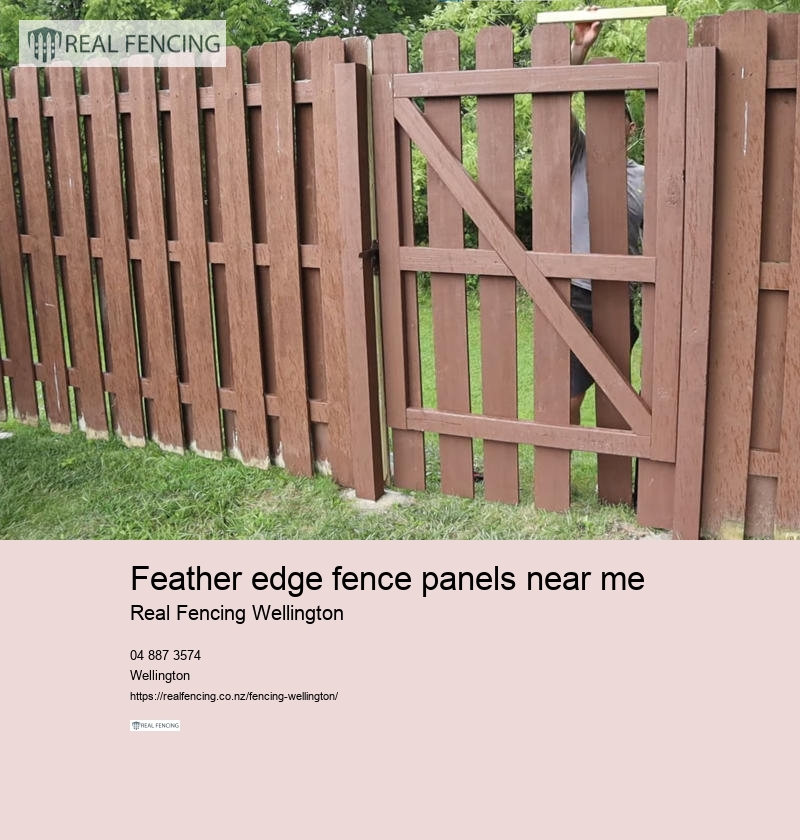 feather edge fence panels near me